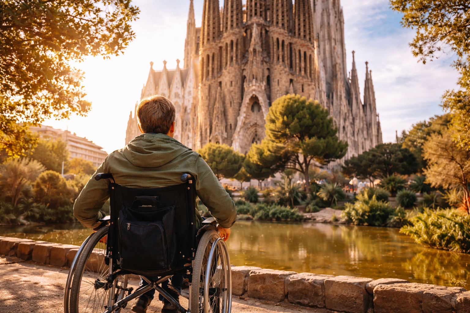 Can you visit the Sagrada Familia in a wheelchair - Se puede visitar la Sagrada Familia en una silla de ruedas - Kun je de Sagrada Familia bezoeken in een rolstoel - Pouvez-vous visiter la Sagrada Familia en fauteuil roulant - Puoi visitare la Sagrada Familia in sedia a rotelle - 車椅子でサグラダ・ファミリアを訪れることはできますか